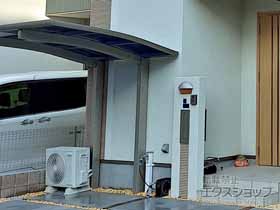 のサイクルポート・駐輪場 プレシオスポート ミニ 積雪〜20cm対応 施工例