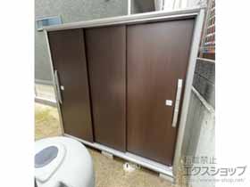の物置・屋外倉庫 エスモ 一般型 1950×674×1913 ESF-1906A-WC 施工例