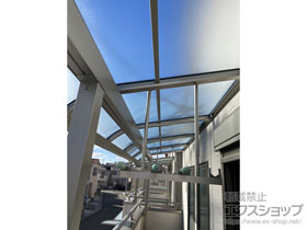 のバルコニー・ベランダ屋根 ソラリア R型 屋根タイプ 単体 積雪〜20cm対応 施工例