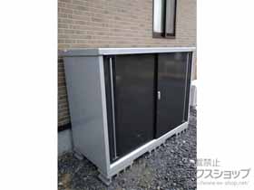 の物置・屋外倉庫 シンプリー 一般型 1740×755×1303 MJX-177C-P-EB 施工例