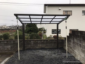 のサイクルポート・駐輪場 ネスカRミニ (ラウンドスタイル) 積雪〜20cm対応 施工例