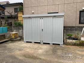 の物置・屋外倉庫 FORTA 一般型 3050×950×2085 FS-3009S-PS 施工例