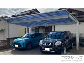 のカーポート エフルージュツインEX FIRST 後方支持タイプ 積雪〜20cm対応 施工例