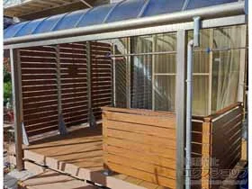 YKKAP�̃E�b�h�f�b�L ���E�b�h�f�b�L 200+�Ɨ������E�b�h�X�e�b�v2�^+�����͂�+���V�A�X�f�b�L�t�F���XA01�^+���V�A�X�n�C�p�[�e�B�V����A01�^�����i�q�^�C�v�� �{�H��