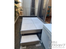 のウッドデッキ タイルデッキ 施工例