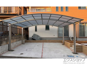 のカーポート アリュース ツイン　積雪〜20cm対応 施工例