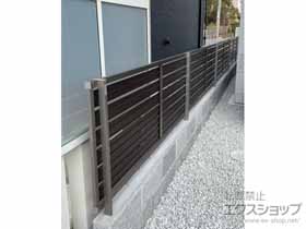 のフェンス・柵 モクハイフェンス フリーポールタイプ 施工例