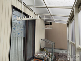 のテラス屋根 ソラリア F型 テラスタイプ 単体 積雪〜20cm対応 施工例
