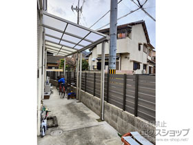 のテラス屋根 ソラリア F型 テラスタイプ 単体 積雪〜20cm対応 施工例