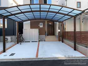 のカーポート アリュース ツイン　積雪〜20cm対応 施工例