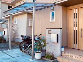 のテラス屋根 ソラリア F型 テラスタイプ 単体 積雪〜20cm対応 施工例
