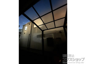 のサイクルポート・駐輪場 ネスカRミニ (ラウンドスタイル) 積雪〜20cm対応 施工例