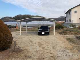 のカーポート アリュース ツイン　積雪〜20cm対応 施工例