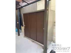 の物置・屋外倉庫 エスモ 一般型 2100×924×1913 ESF-2109A-WC 施工例
