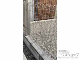 のフェンス・柵 イーネットフェンス 3F型 自由柱施工 施工例