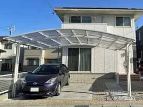 YKKAPのカーポート アリュース ツイン　積雪～20cm対応 施工例