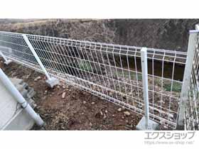 のフェンス・柵 イーネットフェンス 3F型 自由柱施工 施工例