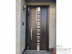 の玄関ドア リシェント玄関ドア3 断熱K4仕様 親子仕様(ランマ無)外観右吊元 G82型 ※手動仕様 施工例