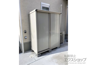 の物置・屋外倉庫 グランプレステージジャンプ 1488×750×1900 GP-157A-T-MW 施工例