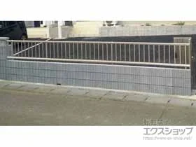 Value Selectのフェンス・柵・塀 ミエッタフェンス 防犯たて格子タイプ 自由柱施工 施工例