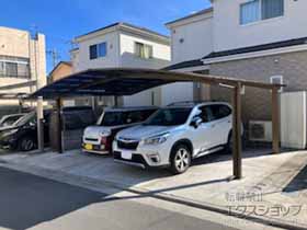 のカーポート アリュース トリプル　積雪〜20cm対応 施工例