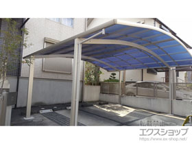 のカーポート プレシオスポート ワイド 積雪〜20cm対応 施工例