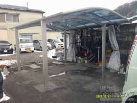 のカーポート アリュース ワン　積雪〜20cm対応 施工例