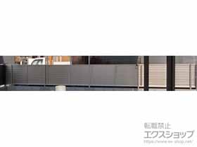 のフェンス・柵 ミエーネフェンス 目隠しルーバータイプ 自由柱タイプ 施工例