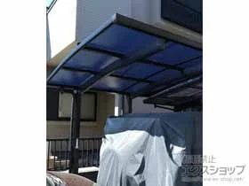 YKKAPのサイクルポート アリュースミニ 積雪〜20cm対応 施工例