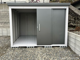 の物置・屋外倉庫 レスパス LES-2823(GM) 一般型 2835×2314×2100 LES-2823(GM)-GM 施工例