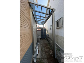 のテラス屋根 プレシオステラスII F型 1500 テラスタイプ 単体 積雪〜50cm対応 施工例