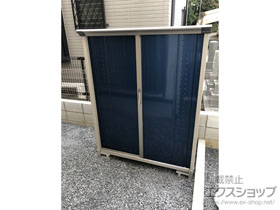 の物置・屋外倉庫 グランプレステージジャンプ 1304×650×1600（GP-136B） GP-136B-T-DB 施工例