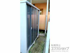 の物置・屋外倉庫 シンプリー 一般型 1940×905×1903 MJX-199E-P-CG 施工例