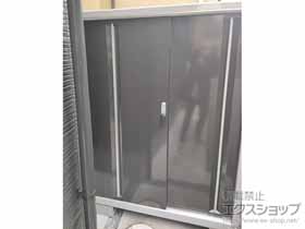 の物置・屋外倉庫 シンプリー 一般型 2160×755×1603 MJX-217D-EB 施工例