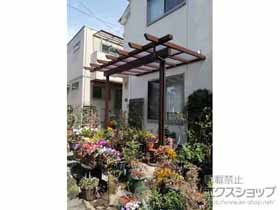のテラス屋根 サザンテラス (パーゴラ仕様) 1500 テラスタイプ 単体　積雪〜50cm対応 施工例