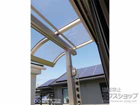 のバルコニー・ベランダ屋根 ソラリア R型 屋根タイプ 単体 積雪〜20cm対応 施工例