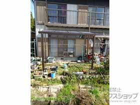 のテラス屋根 ソラリア F型 テラスタイプ 単体 積雪〜20cm対応 施工例