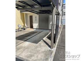 のカーポート ネスカF (フラットスタイル) 積雪〜20cm対応 施工例
