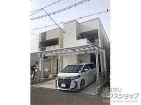のカーポート エフルージュ ツイン FIRST 積雪〜20cm対応 施工例