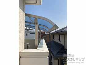のバルコニー・ベランダ屋根 ソラリア R型 屋根タイプ 単体 積雪〜20cm対応 施工例