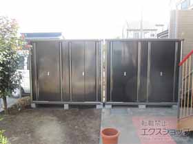 の物置・屋外倉庫 ナイソーシスター　2160×720×1903 KMW-217E-CB 施工例
