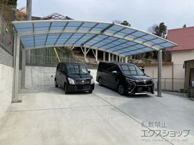 YKKAPのカーポート レイナトリプルポートグラン　積雪～20cm対応 施工例