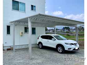 のカーポート エフルージュ ツイン50 積雪〜50cm対応 施工例