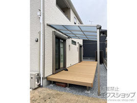 のテラス屋根 ソラリア F型 テラスタイプ 単体 積雪〜20cm対応 施工例