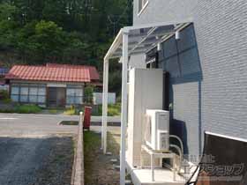 のテラス屋根 ソラリア F型 テラスタイプ 単体 積雪〜20cm対応 施工例