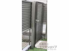 の門扉 開き門扉AB YS1型 片開き　柱使用 施工例