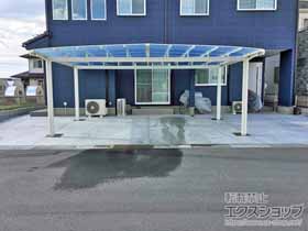 のカーポート フーゴA (アーチスタイル) ワイド 積雪〜20cm対応 施工例