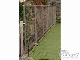のフェンス・柵 イーネットフェンスA1F型 高尺タイプ 自由柱施工 施工例