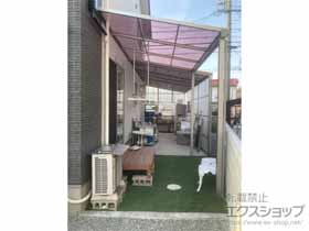 のテラス屋根 ソラリア F型 テラスタイプ 単体 積雪〜20cm対応 施工例