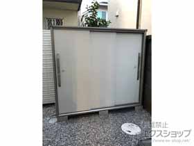 の物置・屋外倉庫 エスモ 一般型 1800×674×1613 ESF-1806D-TW 施工例